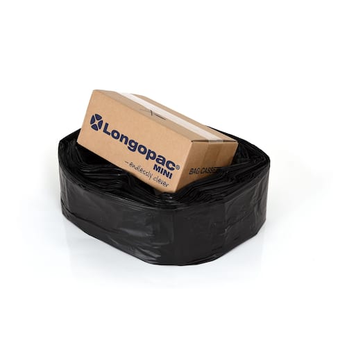 LONGOPAC Kassett Mini Strong svart 45m