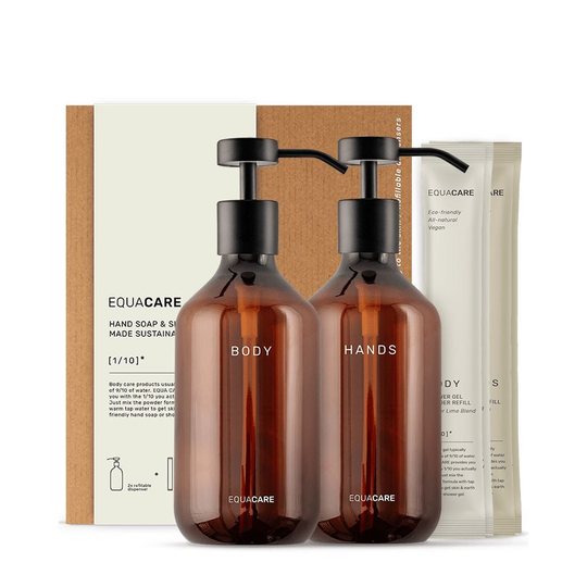 Equa Care Duo Pack Hand & Body 2 Flaskor + 4 Refillpåsar