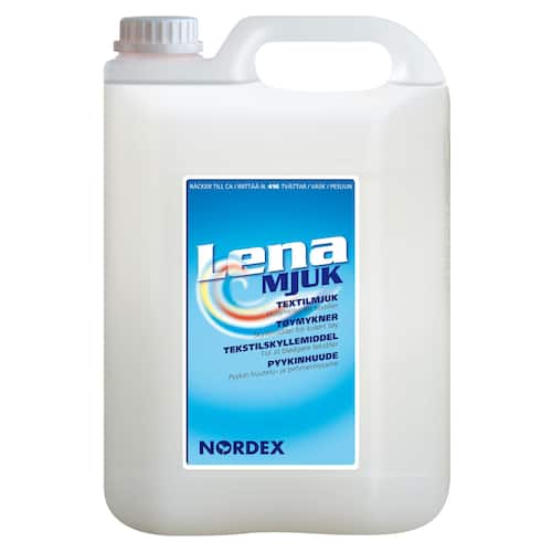 NORDEX Sköljmedel Lena Soft för professionellt bruk, flytande koncentrat, grön, fräsch, 5l