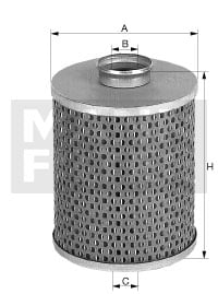 Oljefilter MANN-FILTER H 1032