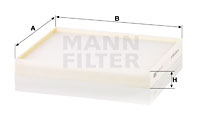 Kupéfilter MANN-FILTER CU 24 017