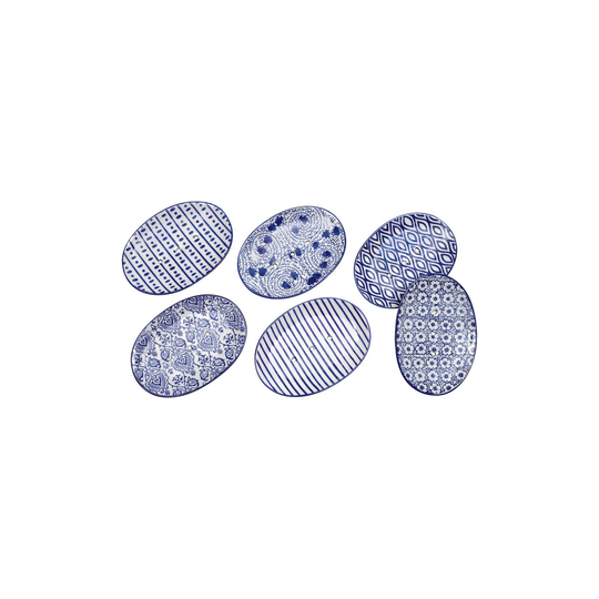 Redecker Tvåfat Keramik Oval, 14,5 x 11,5 cm