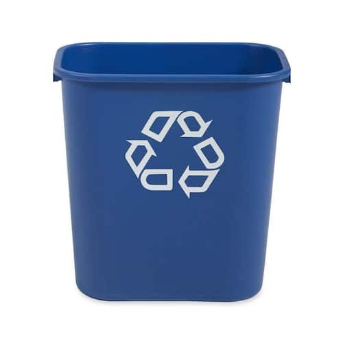 Rubbermaid Commercial Products WMB30R Concept Collection papperskorg, blå, 28 liter, 350 x 250 x 375 mm