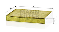 Kupéfilter MANN-FILTER FP 27 009