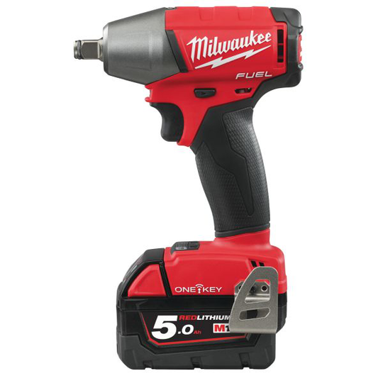 Milwaukee M18 ONEIWF12-502X Mutterdragare med batteri och laddare