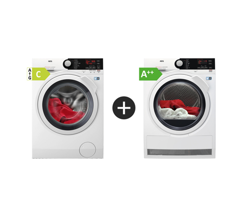 Aeg L7fbm862e+T8dem842e Frontmatad Tvättmaskin - Vit