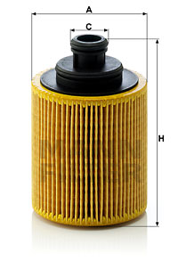 Oljefilter MANN-FILTER HU 712/7 x