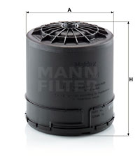 Lufttorkarpatron, kompressorsystem MANN-FILTER TB 15 001 z KIT