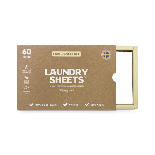 Laundry Sheets Tvättark Fragrance Free, 60 st
