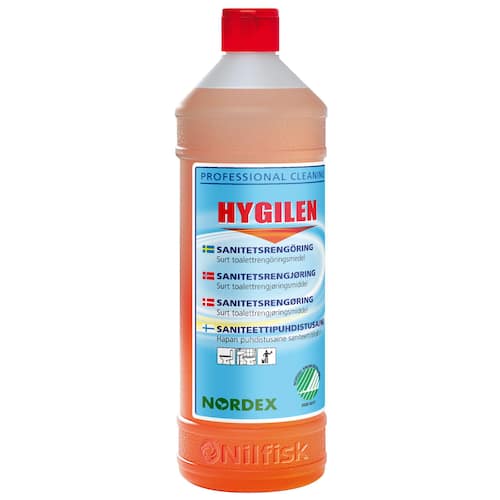 NORDEX Sanitetsrengöring Hygilen, parfymerad, orange, 1l