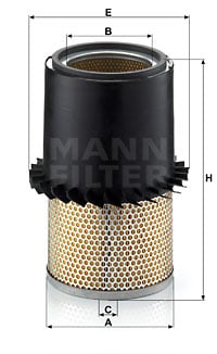 Luftfilter MANN-FILTER C 22 337