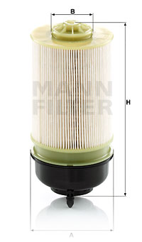 Bränslefilter MANN-FILTER PU 12 001-2 z
