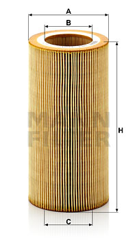 Oljefilter MANN-FILTER HU 1297 x