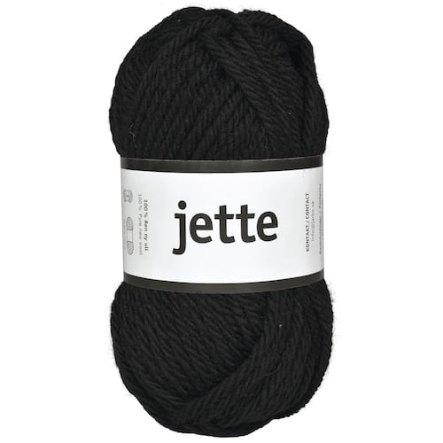 Järbo GARN Ullgarn Jette 50g svart