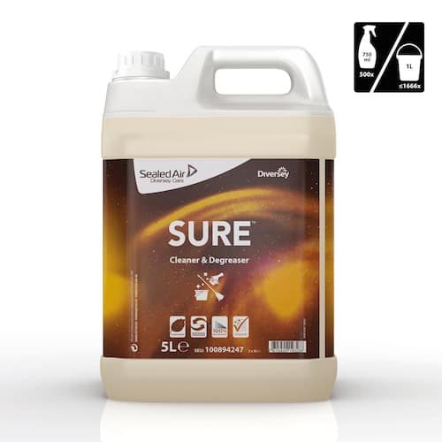 SURE® Grovrengöring, växtbaserad och 100 % nedbrytbar, 5 l