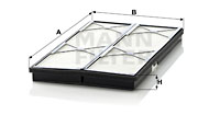 Kupéfilter MANN-FILTER CU 3759
