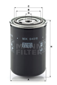 Bränslefilter MANN-FILTER WDK 940/6