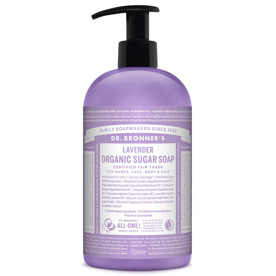 Dr. Bronner’s Organic Sugar Soap Lavender 710 ml