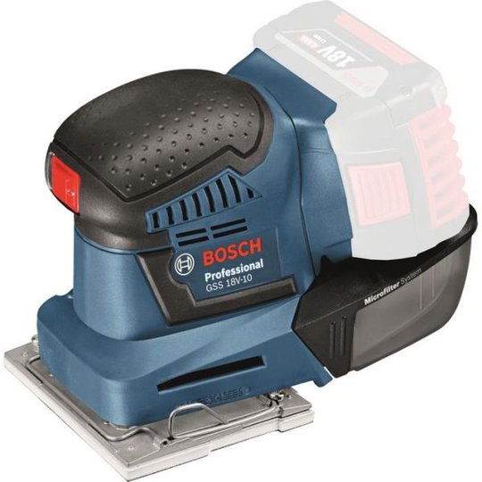 Bosch GSS 18V-10 Planslip utan batteri och laddare