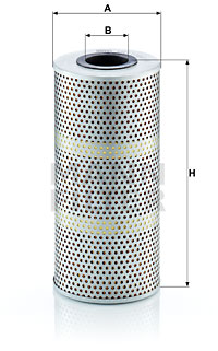 Filter, drifthydraulik MANN-FILTER HD 1164/1 x