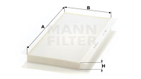 Kupéfilter MANN-FILTER CU 5366