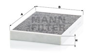 Kupéfilter MANN-FILTER CUK 34 003