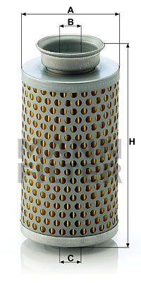 Hydraulikfilter, styrsystem MANN-FILTER H 615