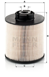 Bränslefilter MANN-FILTER PU 1046/1 x