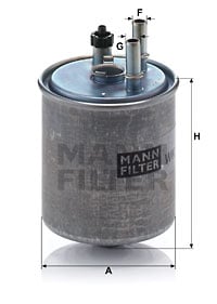 Bränslefilter MANN-FILTER WK 918/2 x