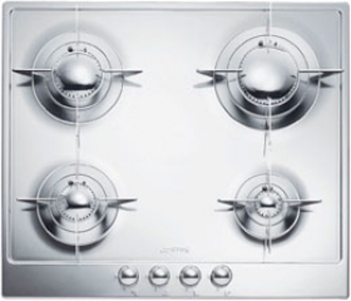 Smeg P64es Gashäll - Rostfritt Stål