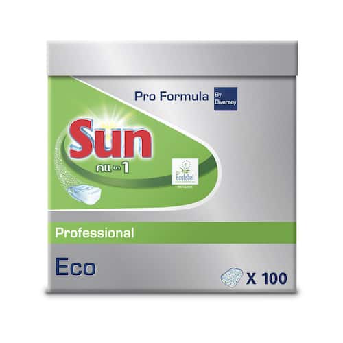 Sun Maskindisk Professionella allt-i-ett ECO-diskmedelstabletter