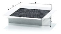 Kupéfilter MANN-FILTER CUK 2032