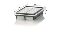 Luftfilter MANN-FILTER C 23 012