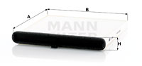 Kupéfilter MANN-FILTER CU 24 009