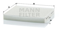 Kupéfilter MANN-FILTER CU 2362