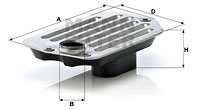 Hydraulikfilter, automatväxel MANN-FILTER H 2120 x KIT