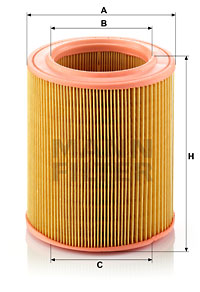 Luftfilter MANN-FILTER C 1577/1