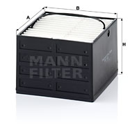 Bränslefilter MANN-FILTER PU 88