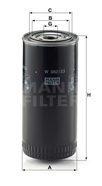 Oljefilter MANN-FILTER W 962/53