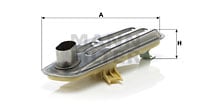 Hydraulikfilter, automatväxel MANN-FILTER H 212 x KIT