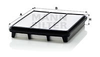 Luftfilter MANN-FILTER C 2743