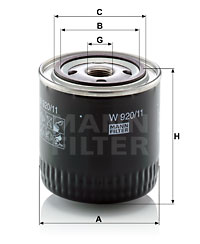 Oljefilter MANN-FILTER W 920/11