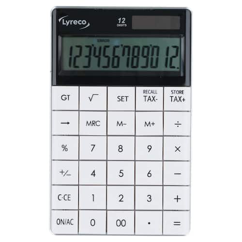 Lyreco Bordsräknare 1589 12 Siffror V