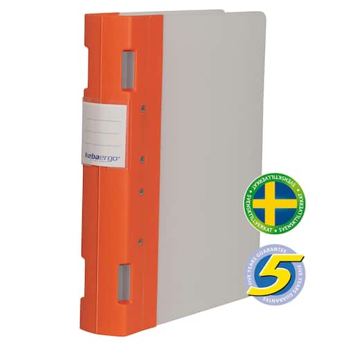 KEBA Gaffelpärm Ergo A4 55mm korall/neutr