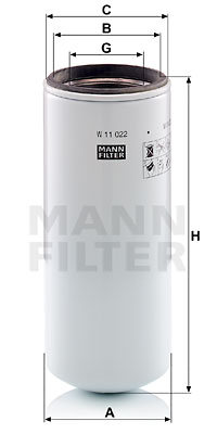 Oljefilter MANN-FILTER W 11 022