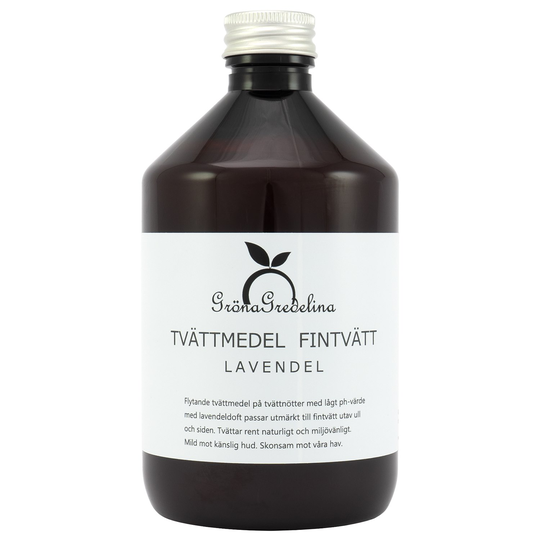 Gröna Gredelina Miljövänligt Fintvättmedel Lavendel, 500 ml