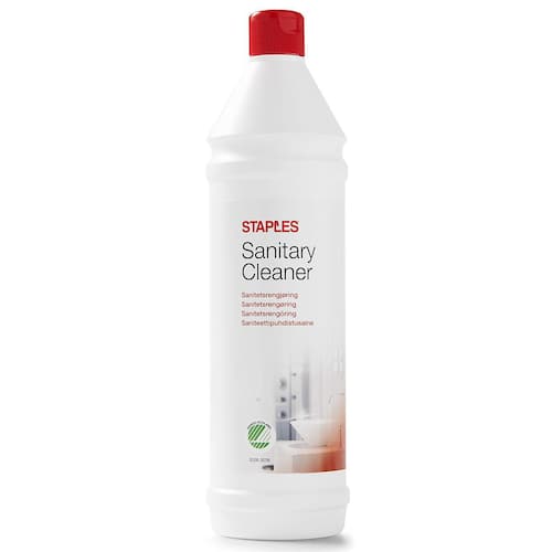 Staples Rengöringsmedel för toalett och badrum, blomster, blått koncentrat, 1l