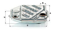 Hydraulikfilter, automatväxel MANN-FILTER H 1914/1 KIT
